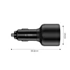TECH-PROTECT CC04 3-Port Car Charger PD 130W Black