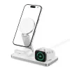 TECH-PROTECT QI15W-A47 3-in-1 Magnetic MagSafe Wireless Charger White