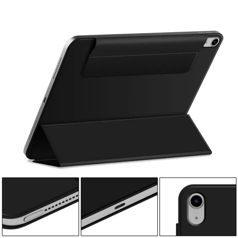 Tech-Protect Smartcase Magnetic Case für iPad 10,9 Zoll (10. Generation 2022) / iPad 11 Zoll (2025) - Schwarz