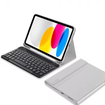 Tech-Protect SC Pen + Keyboard Case für iPad 10,9 Zoll (10. Gen, 2022) / iPad Air 11 Zoll (M2, 2024) / iPad Pro 11 Zoll (M4, 2024) - Grau