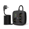 TECH-PROTECT PCS3X4 Steckdosenleiste 2 USB & 2 Type-C & 3 Steckdosen 200cm Schwarz
