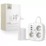 TECH-PROTECT PCS3X4 Steckdosenleiste 2 USB & 2 Type-C & 3 Steckdosen 200cm Weiß