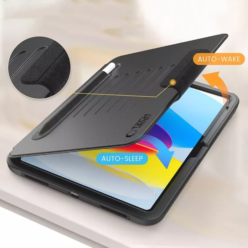 Tech-Protect SC Pen Armor Case für iPad 10,9 inch 10. Gen (2022) / iPad 11 inch 11. Gen (2025) - Schwarz