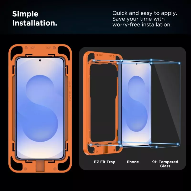 TECH-PROTECT Quick Set+ Tempered Glass Screen Protector 2-Pack für Samsung Galaxy S24+ Plus / S25+ Plus Clear