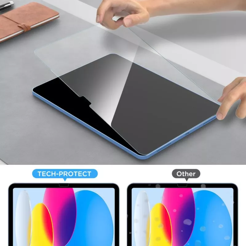 Tech-Protect Glass Fit+ Panzerglas-Displayschutzfolie für Samsung Galaxy Tab S10 FE+ 13.1 X620 / X626B – Transparent – 2er-Pack