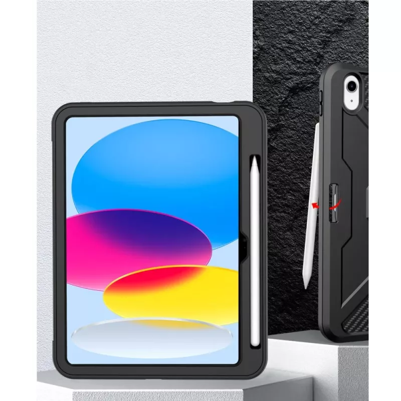Tech-Protect Endurance Case für iPad 10,9 inch (10. Gen, 2022) / iPad 11 inch (2025) - Schwarz