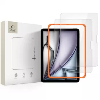 TECH-PROTECT Easy Set+ 2-Pack Tempered Glass Screen Protector für iPad Air 11 inch 6/7/8 (2024-2026) Clear