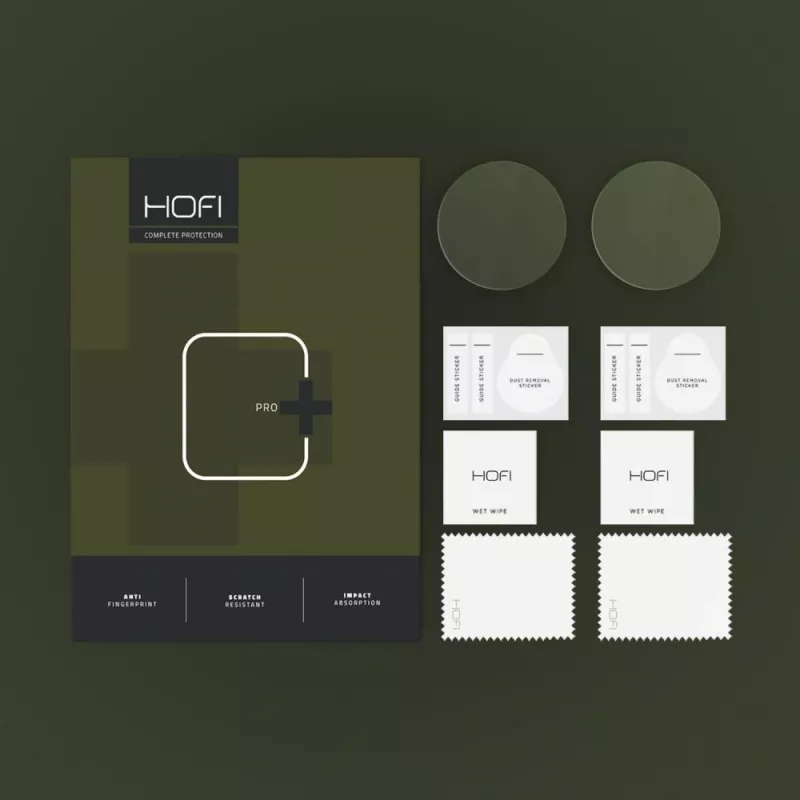 HOFI GLASS PRO+ Panzerglas-Displayschutzfolie 2er-Pack für Garmin Fenix 8 (47 mm) klar