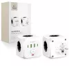 TECH-PROTECT PCL3X4 Steckdosenleiste 3 Schuko-Steckdosen 2 USB-A 2 USB-C 2m Weiß