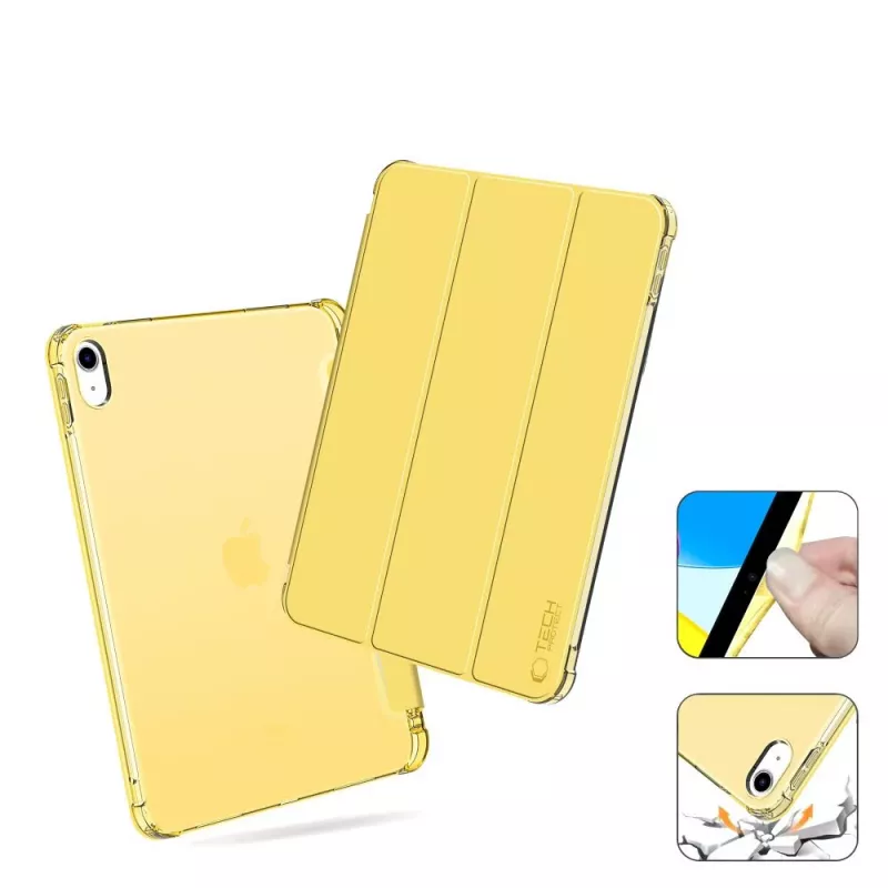 Tech-Protect SmartCase Pen Hybrid für iPad 10,9 Zoll (10. Generation, 2022) / 11 Zoll (11. Generation, 2025) - Gelb