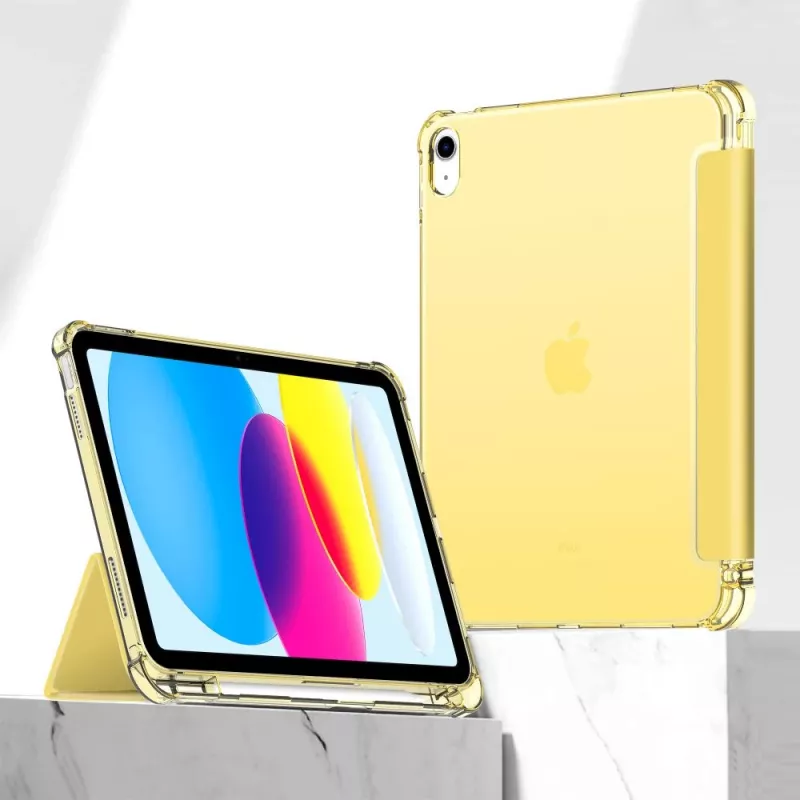 Tech-Protect SmartCase Pen Hybrid für iPad 10,9 Zoll (10. Generation, 2022) / 11 Zoll (11. Generation, 2025) - Gelb