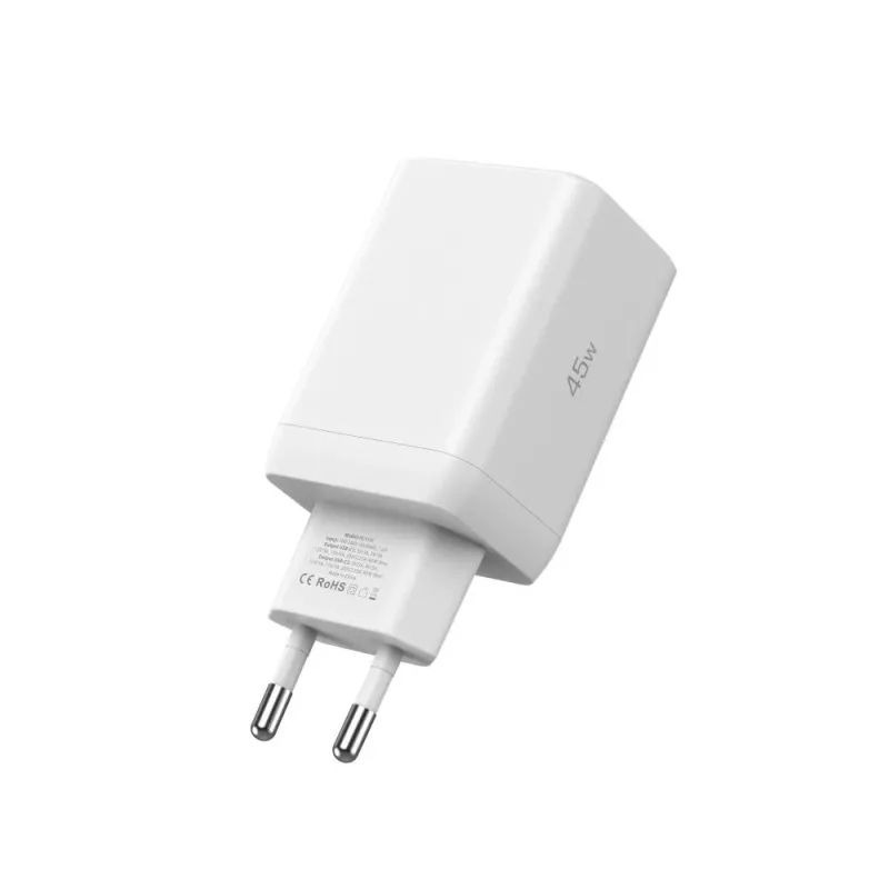 TECH-PROTECT NC45W-GAN 2-Port Netzwerkladegerät PD 45W Weiß
