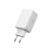 TECH-PROTECT NC45W-GAN 2-Port Netzwerk-Ladegerät PD 45W + USB-C Kabel Weiß