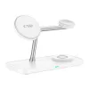 TECH-PROTECT QI15W-A45 3-in-1 Magnetic MagSafe Wireless Charger White