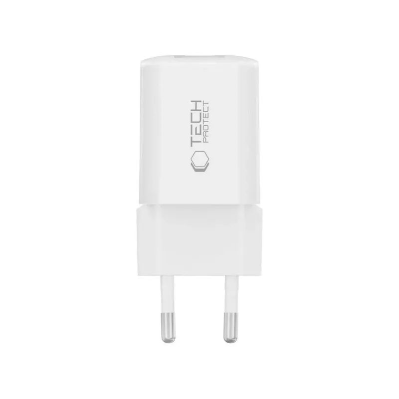 TECH-PROTECT NCM33 2-Port Netzwerk-Ladegerät PD 33W / QC3.0 Weiß