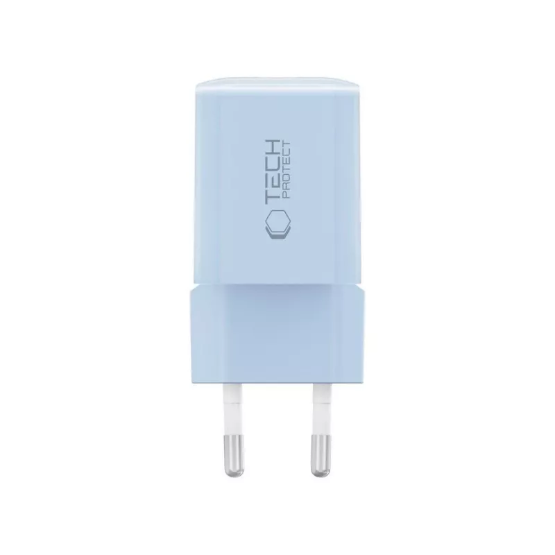 TECH-PROTECT NCM33 2-Port Network Charger PD 33W / QC3.0 Baby Blue