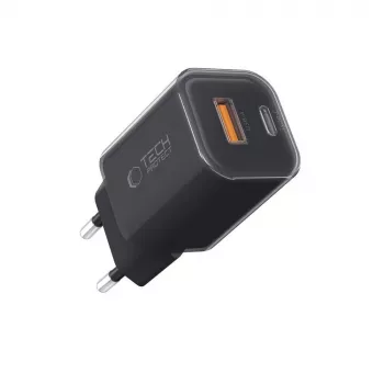 TECH-PROTECT NCM33 2-Port Netzwerkladegerät PD 33W / QC3.0 Schwarz