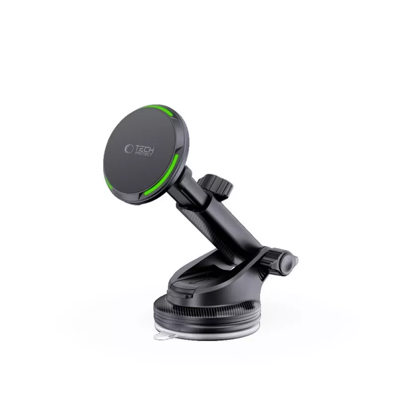 TECH-PROTECT MM15W-V7 Qi2 Magnetic MagSafe Dashboard & Vent Car Mount Wireless Charger 15W Black
