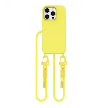 Tech-Protect Magnecklace Magsafe Case für Apple iPhone 16 Pro Gelb