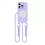 Tech-Protect Magnecklace MagSafe Case für iPhone 16 Pro Max Lavendel