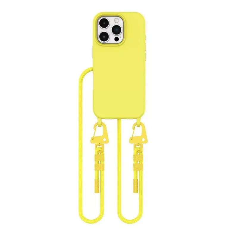 Tech-Protect Magnecklace MagSafe Case für iPhone 16 Pro Max, Gelb
