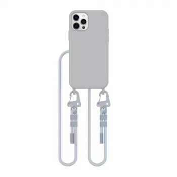 Tech-Protect Magnecklage MagSafe Hülle für iPhone 12 / 12 Pro - Grau