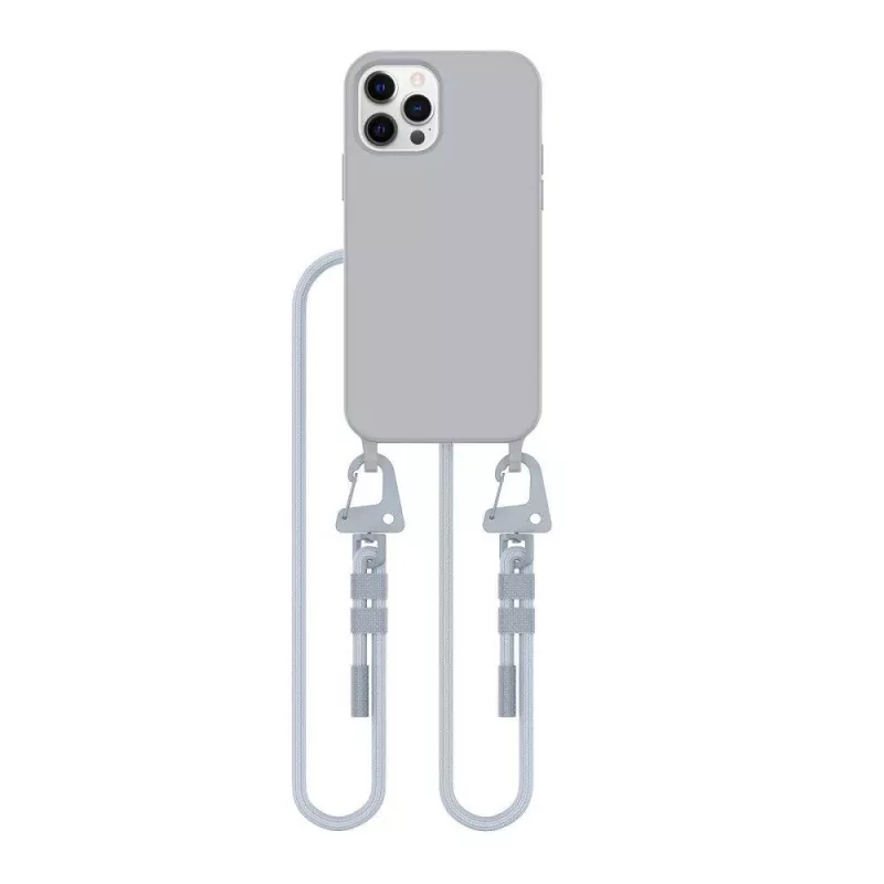 Tech-Protect Magnecklage MagSafe Hülle für iPhone 12 / 12 Pro - Grau