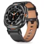 TECH-PROTECT DELTA PRO SAMSUNG GALAXY WATCH ULTRA 2024 / 2025 (47 MM) LEDER SCHWARZ