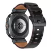 TECH-PROTECT DELTA PRO SAMSUNG GALAXY WATCH ULTRA 2024 / 2025 (47 MM) LEDER SCHWARZ