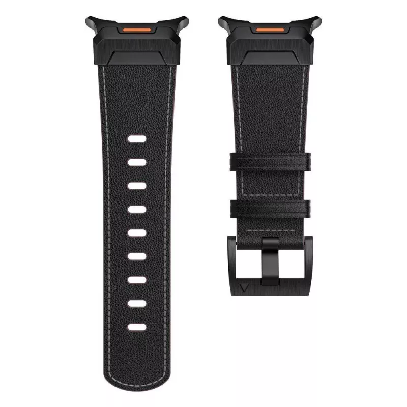 TECH-PROTECT DELTA PRO SAMSUNG GALAXY WATCH ULTRA 2024 / 2025 (47 MM) LEDER SCHWARZ
