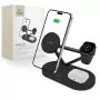 Tech-Protect QI15W-A41 3IN1 MagSafe Charging Stand Black