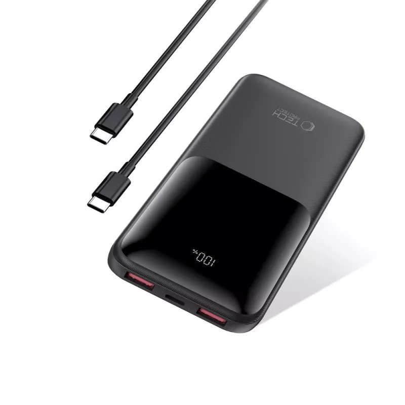 TECH-PROTECT PB01 Power Bank 10000mAh 22.5W Schwarz
