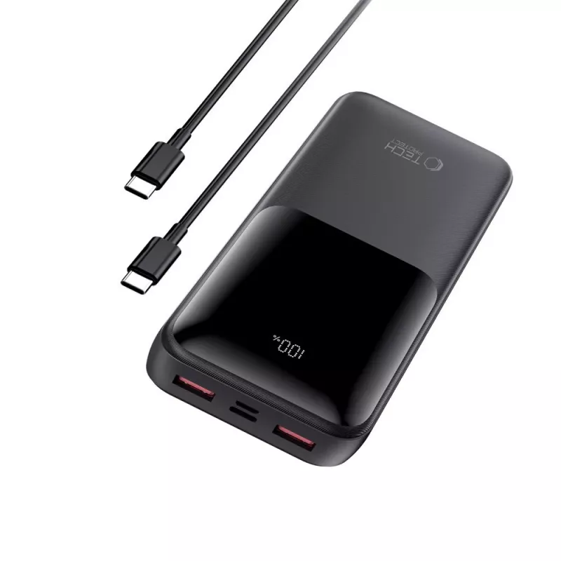 TECH-PROTECT PB02 Power Bank 20000mAh 22.5W Schwarz