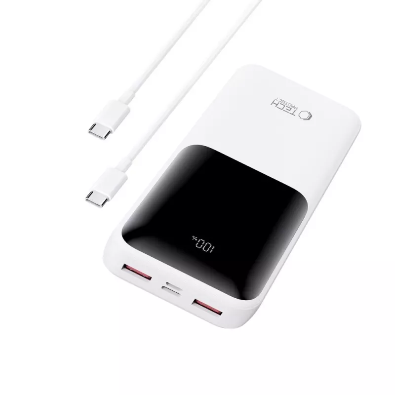 TECH-PROTECT PB02 Power Bank 20000mAh 22,5W Weiß