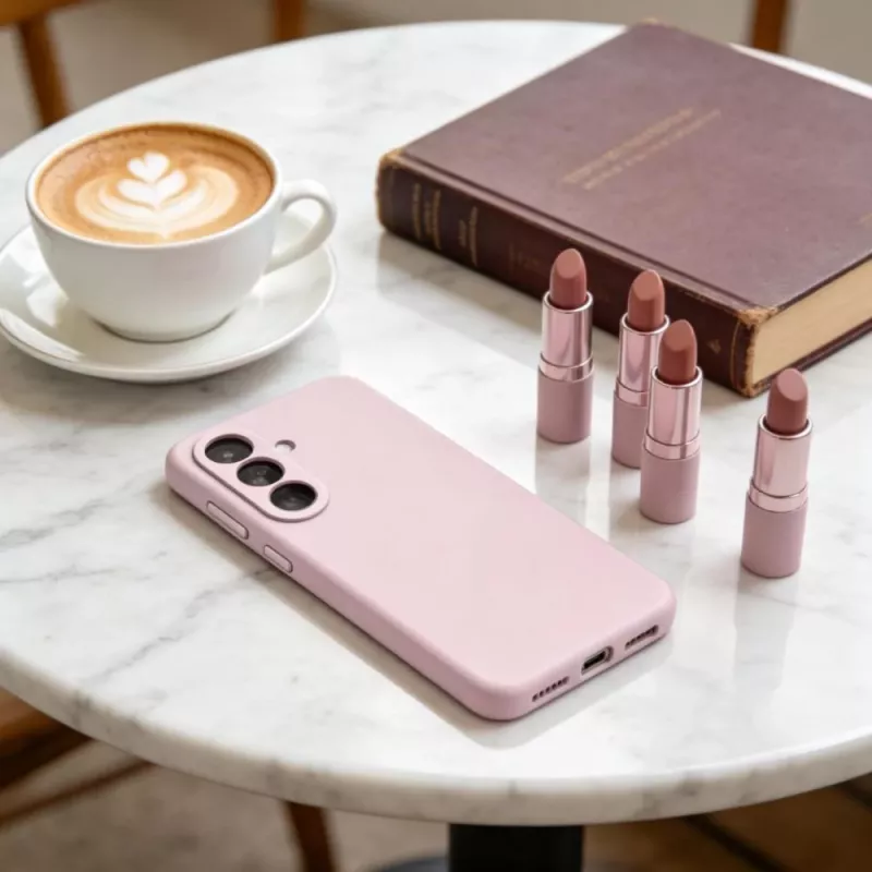 Tech-Protect Silicone MagSafe Case für Samsung Galaxy S26 - Pink Pearl