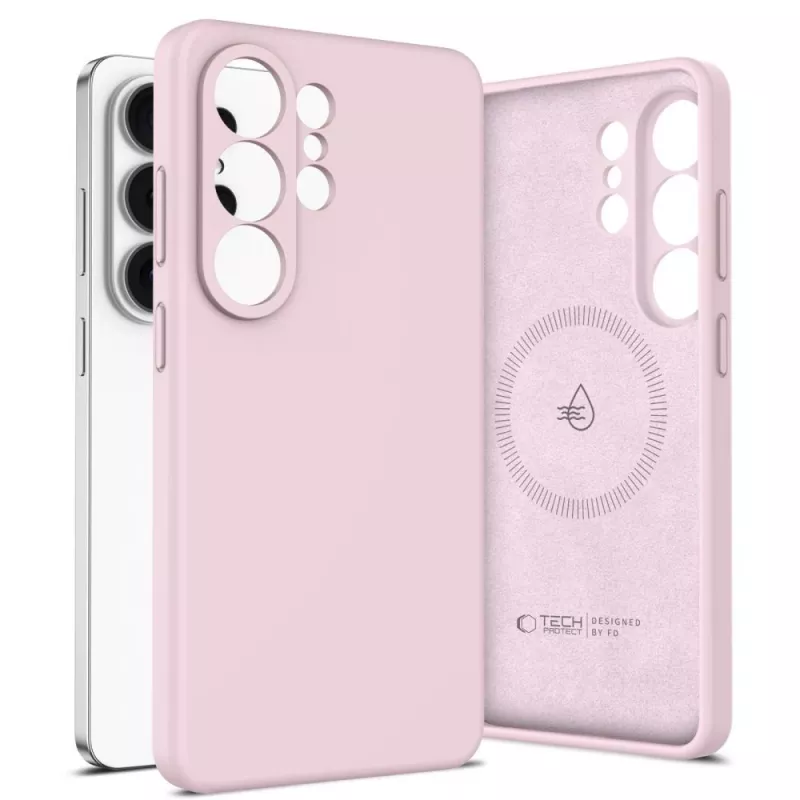 Tech-Protect Silicone MagSafe Case für Samsung Galaxy S26 Ultra Pink Pearl