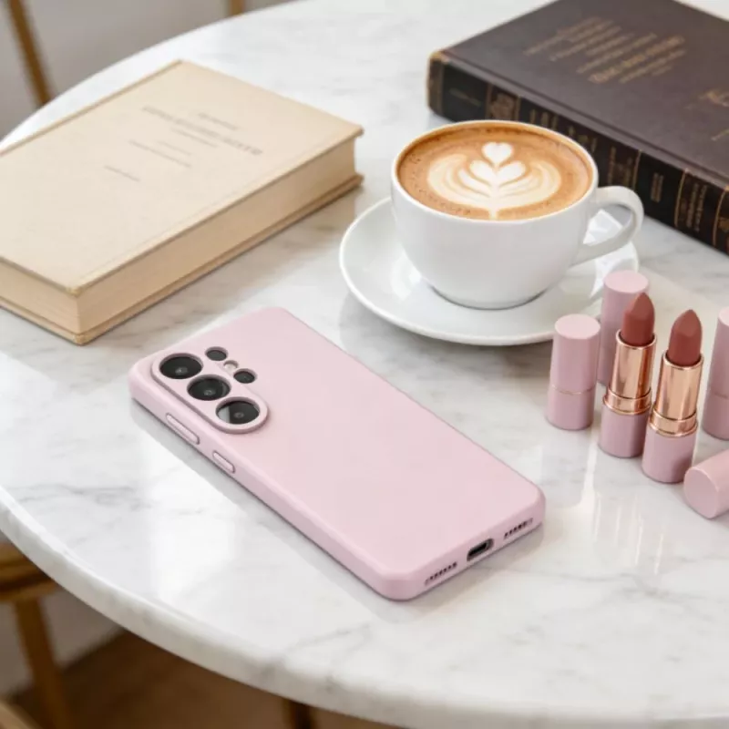 Tech-Protect Silicone MagSafe Case für Samsung Galaxy S26 Ultra Pink Pearl