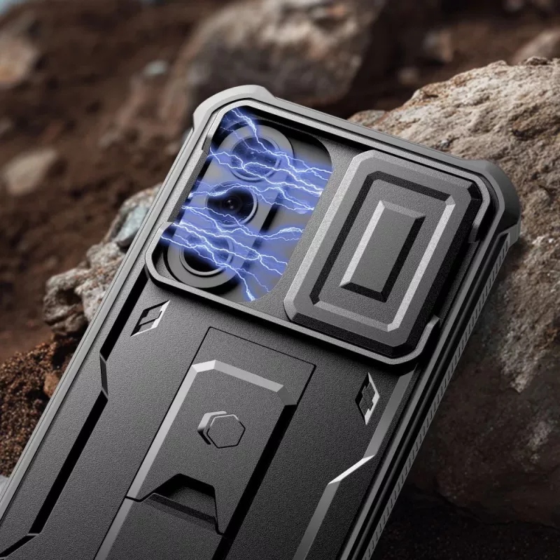 TECH-PROTECT KEVLAR CAM+ 2-SET Galaxy A57 5G Black Protective Case