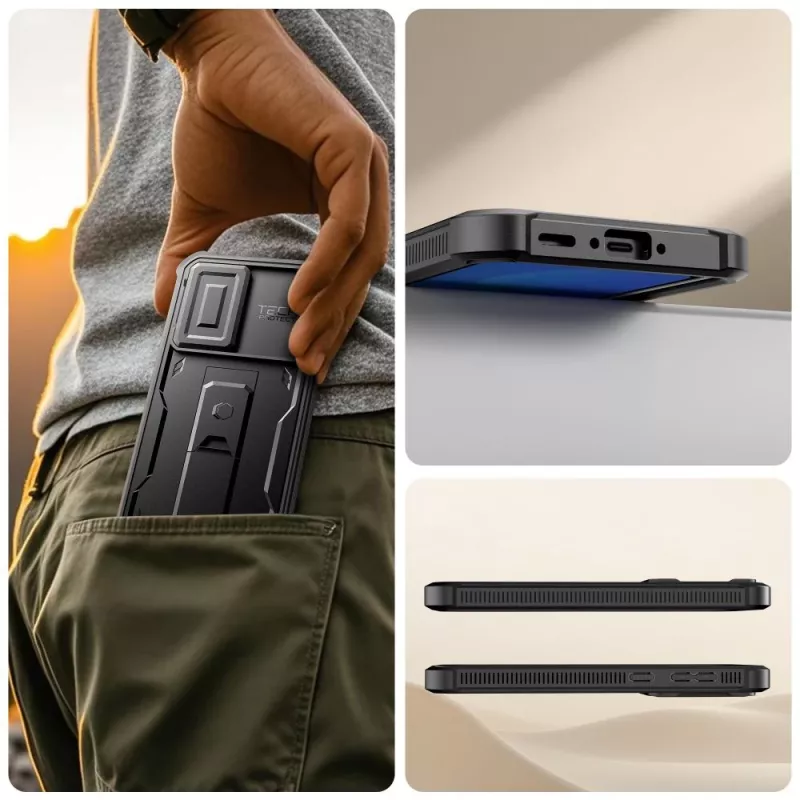 TECH-PROTECT Kevlar Cam+ 2-Pack Kamera-Linsenschutz für Samsung Galaxy A36 / A37 5G Schwarz