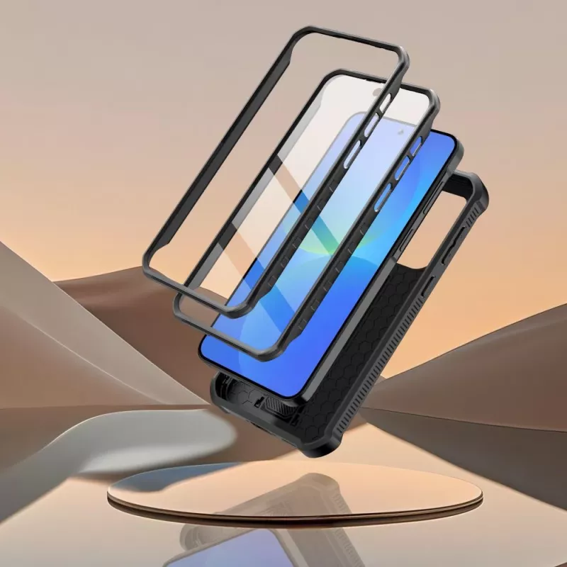 TECH-PROTECT Kevlar Cam+ 2-Pack Kamera-Linsenschutz für Samsung Galaxy A36 / A37 5G Schwarz