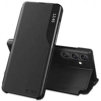 Tech-Protect Smart View Case für Samsung Galaxy A57 5G, Schwarz