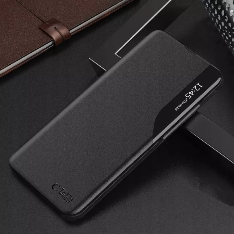 Tech-Protect Smart View Case für Samsung Galaxy A57 5G, Schwarz