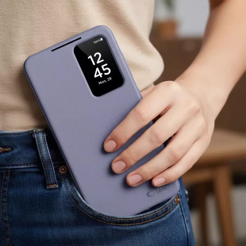 TECH-PROTECT Smart Wallet Case für Samsung Galaxy A57 5G, Lila
