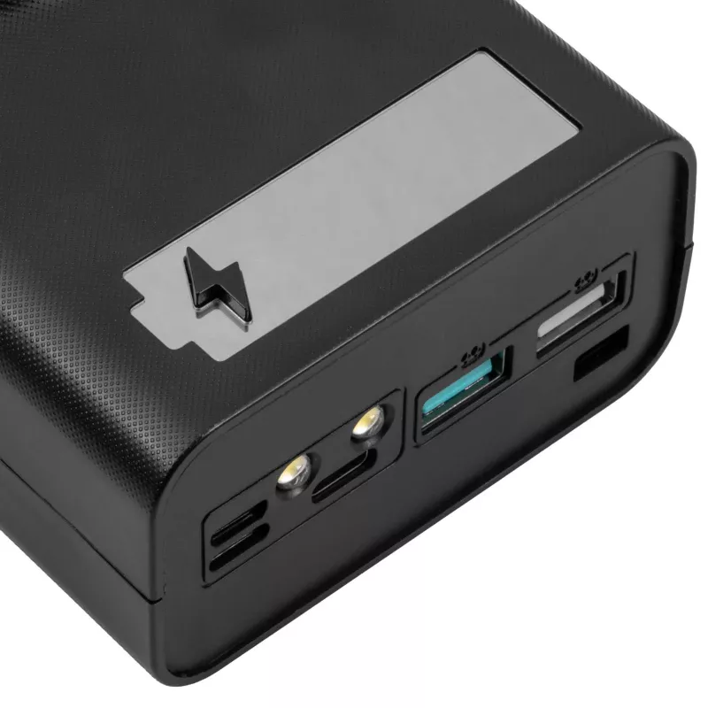 Akyga AK-BC-05 Powerbank-Gehäuse 37000 mAh, 12x 18650, 22.5W, Qi, USB-C, 2x USB-A, Lightning