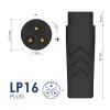 Akyga AK-EV-20 E-Scooter-Ladegerät für 48-V-Li-Ion-Akkus (13S), 54,6 V, 2 A, 109 W, LP16-Stecker, 1,2 m