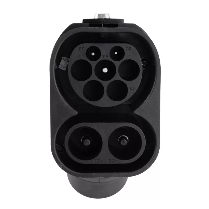 Akyga AK-SC-E20 CCS2 auf GB/T DC-Ladeadapter 1000V 250A Schwarz