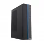 Akyga AK-302-01BL SFF-PC-Gehäuse, Micro-ATX / Mini-ITX, USB-C + 2x USB 3.0 + USB 2.0, ohne Netzteil, schwarz
