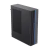 Akyga AK-302-01BL SFF-PC-Gehäuse, Micro-ATX / Mini-ITX, USB-C + 2x USB 3.0 + USB 2.0, ohne Netzteil, schwarz