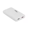 Akyga AK-CH-32 flaches GaN-USB-C-Ladegerät 65 W, 2 x USB-C PD, Weiß