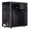Akyga AK19BK Micro-Tower-PC-Gehäuse, Micro-ATX / Mini-ITX, USB-C + USB 3.0 + 2x USB 2.0, ohne Netzteil, schwarz